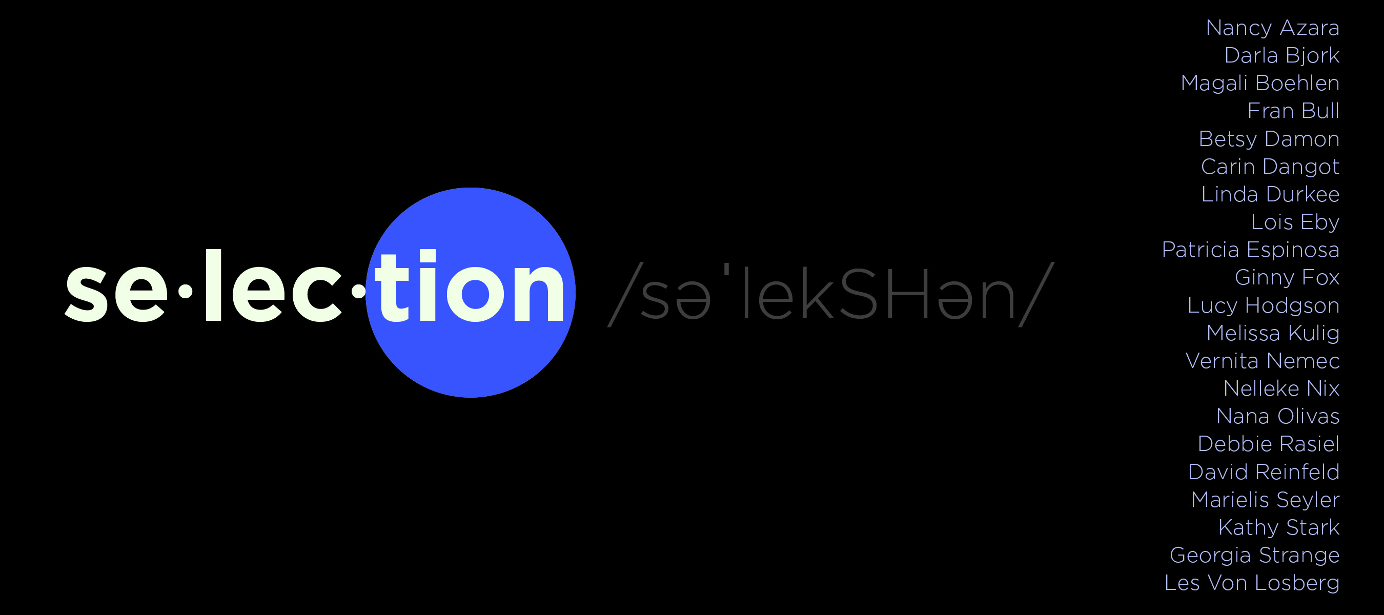 Se-lec-tion Card